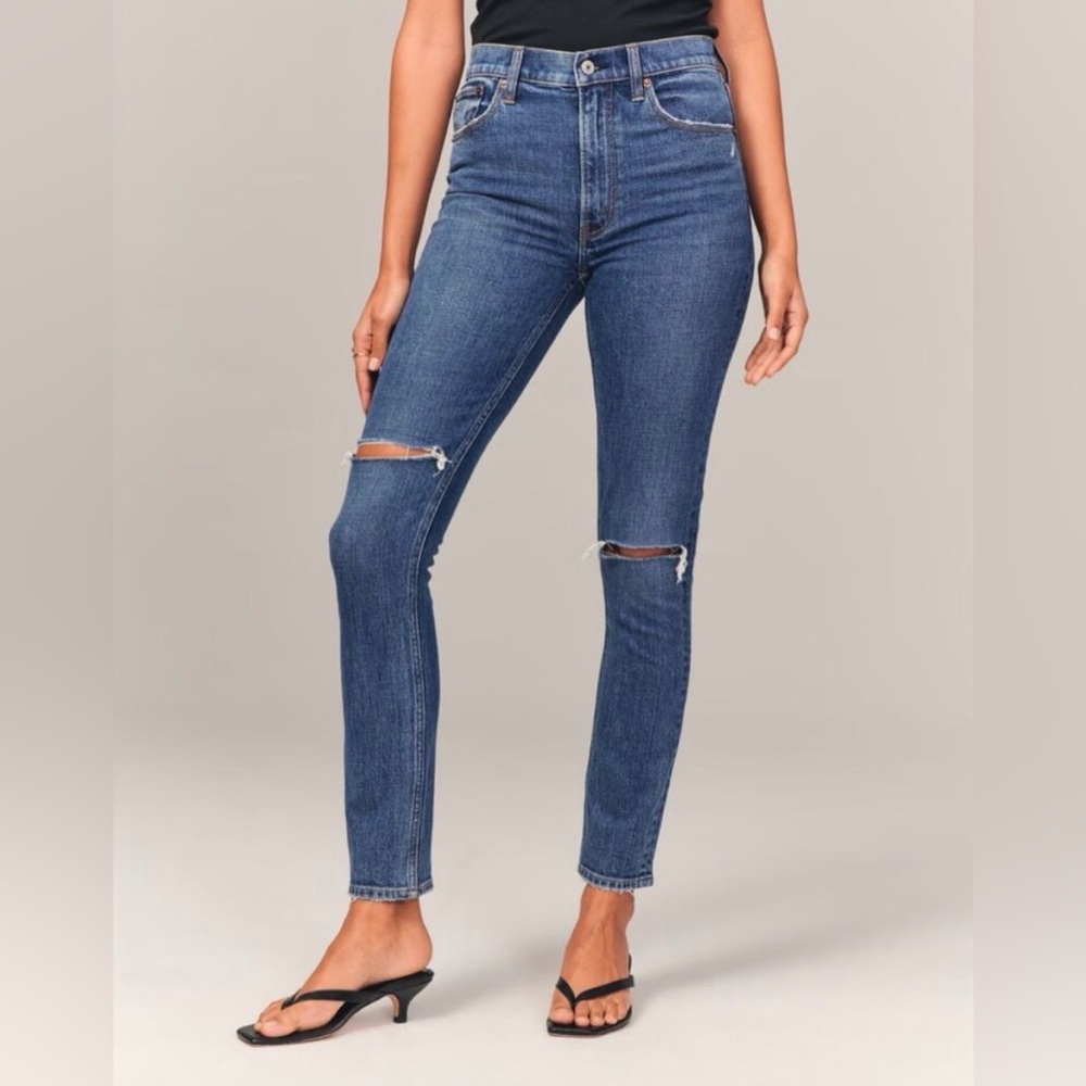Abercrombie & Fitch Skinny High-Rise Jeans